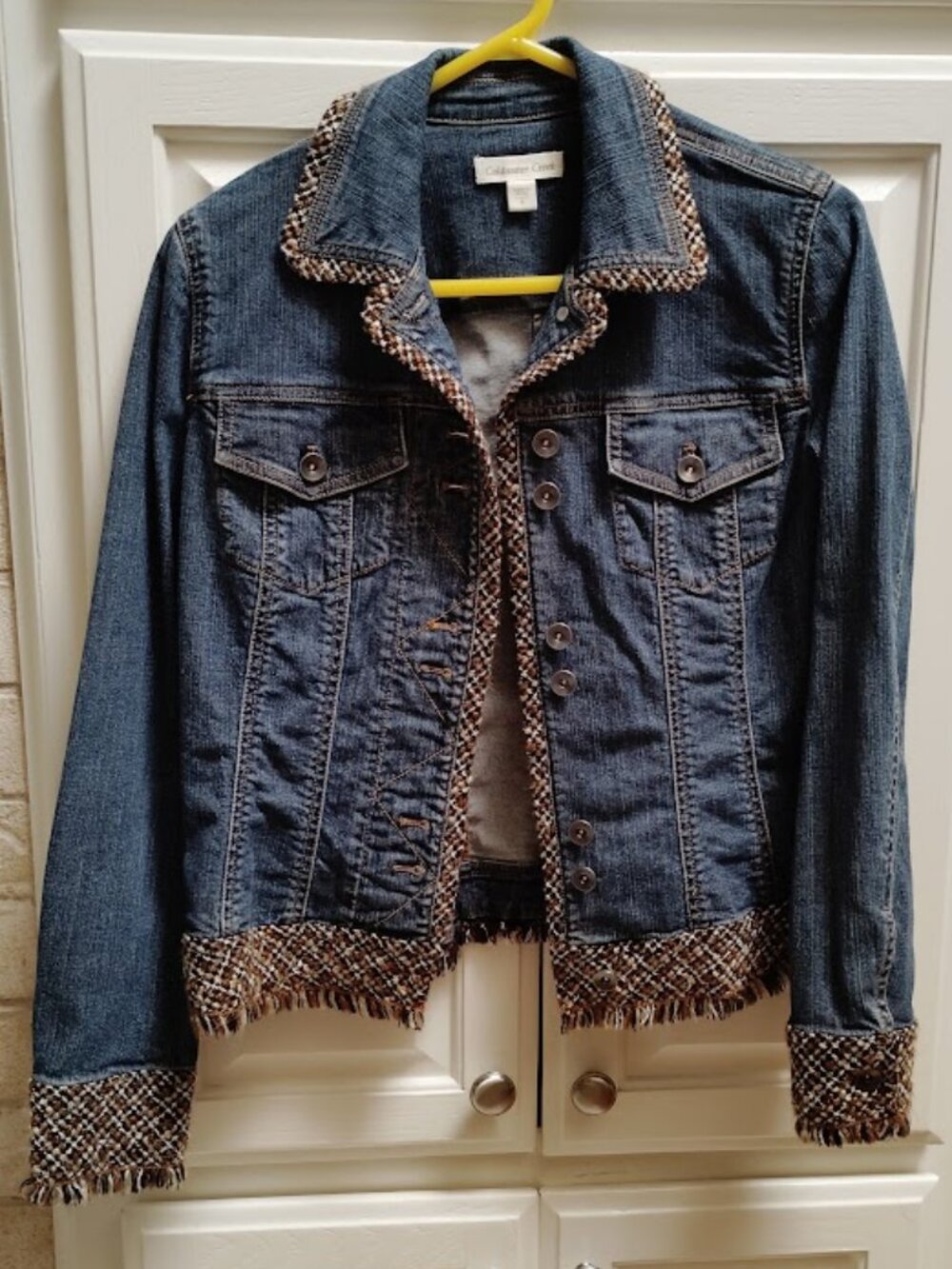 Coldwater Creek Women's Denim Jacket sz 6 - Picture 2 of 8